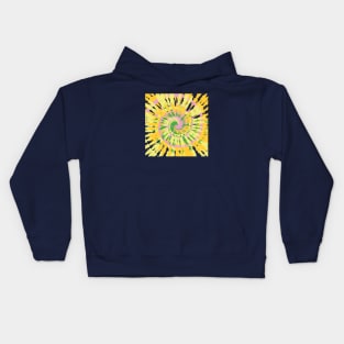 Composition Yellow Kids Hoodie